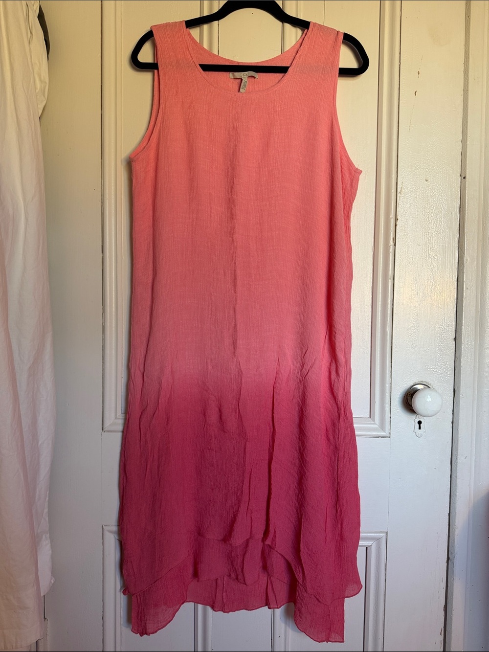 DKR Sleeveless Ombre Pink Summer Dress